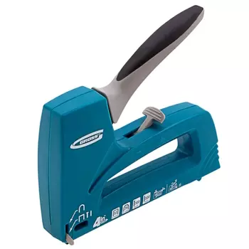 Степлер мебельный универсальный Gross 41005 (Universell 4) пластиковый, 4-функции, тип скобы 53, 36, 300, 500, 8-14мм