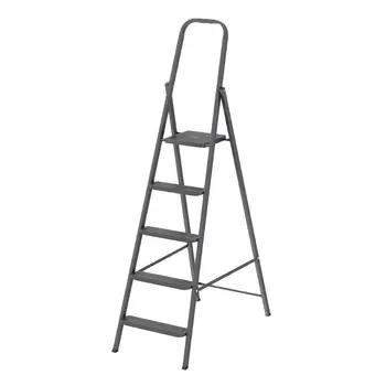 Стремянка компактная Сибртех 97945, стальная 5 ступеней