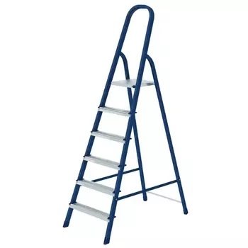 Стремянка Сибртех 97846, 6 ступеней, стальная, Россия