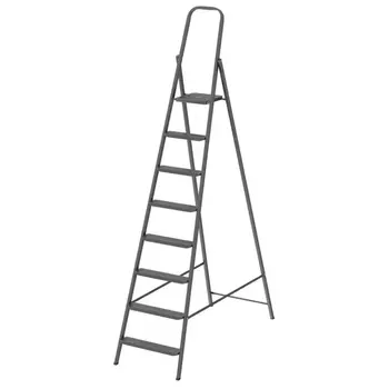 Стремянка Сибртех 97948, 8 ступеней, компактная, стальная