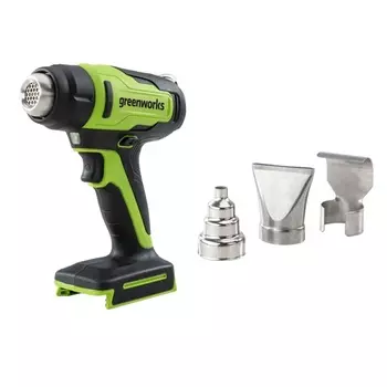 Строительный фен аккумуляторный Greenworks G24HG 3400207 (24V, без АКБ и ЗУ)