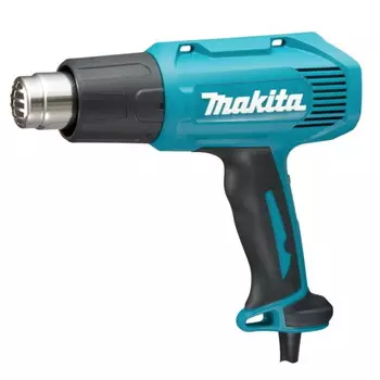 Строительный фен Makita HG5030K (мощность 1600, температура воздуха 500°C, 300-500 л/мин)