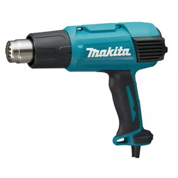 Строительный фен Makita HG6031VK (мощность 1.8 квт, рабочая температура 600°C, расход воздуха 250-500 л/мин)