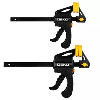 Струбцина быстрозажимная Deko CL160-2 065-0613, 160 мм, 2 шт.