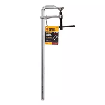 Струбцина F-образная Denzel 20467, 80x400 мм, кованая