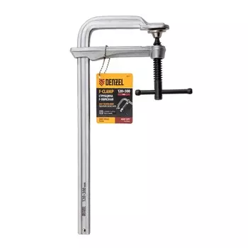 Струбцина F-образная Denzel 20477, 120x300 мм, кованая