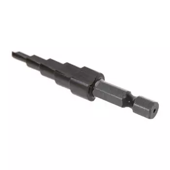 Ступенчатое сверло по металлу Hardcore 142412, 4-12 мм, 5 ступеней