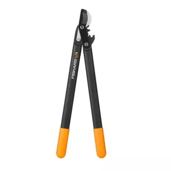 Сучкорез плоскостной с загнутыми лезвиями средний Fiskars L74 PowerGear 1000582