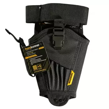 Сумка для шуруповёрта Hanskonner HKCB1007, 5 отделений для бит, крепление для молотка