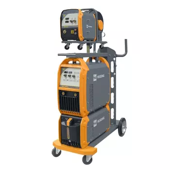 Сварочный полуавтомат Hugong EMIG 500WE III 040724, цифровой подающий, с БО и тележкой, без горелки и кабель-пакета
