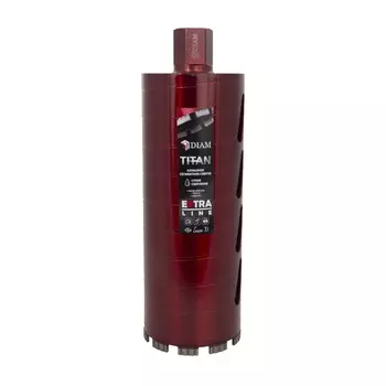 Сверло алмазное Diam Extra Line Titan 313028, сегментное, сухое, 122x300мм, 6 сегментов, 1 1/4UNC