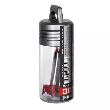 Сверло Форстнера Metallica Ultra 907467, твердосплавное, 30x85/55 мм, по дереву, ДСП, МДФ