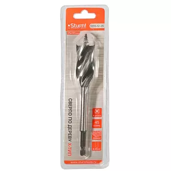 Сверло по дереву Sturm 1055-12-25, Х тип