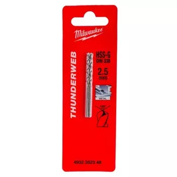 Сверло по металлу Milwaukee Thunderweb 4932352348, HSS-G, 2.5x57, 2 шт.