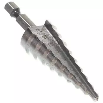 Сверло ступенчатое по металлу Вихрь 73/10/6/17, многогранное 4-20 мм, P6M5