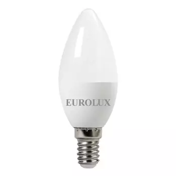 Светодиодная лампа Eurolux LL-E-C37-6W-230-2.7K-E14