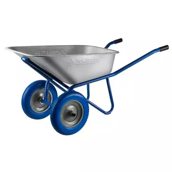 Тачка строительная двухколесная Зубр ПТ-300 39911_z01, 240 кг