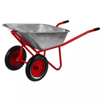 Тачка строительная двухколесная Зубр Т-22 39950, 110 л, 200 кг