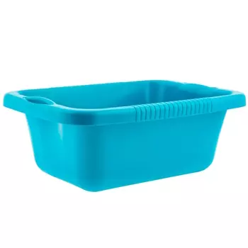 Таз Palisad Home 929935, пластмассовый прямоугольный 25 л, бирюзовый