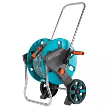 Тележка Gardena AquaRoll M со шлангом Classic 1/2" 20 м и комплектом для полива 18512-20.000.00