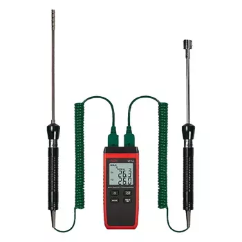 Термометр Rgk CT-12, 779838, с зондом температуры воздуха TR-10A и поверхностным зондом TR-10S