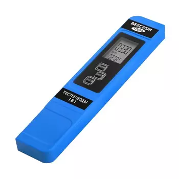 Тестер воды 3 в 1 (солемер/кондуктометр/термометр) Мегеон 17004 к0000034741