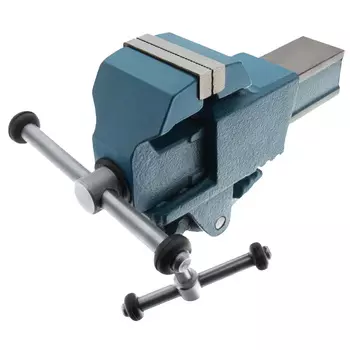 Тиски слесарные Россия 18660, 63 мм, крепление для стола, винтовой зажим