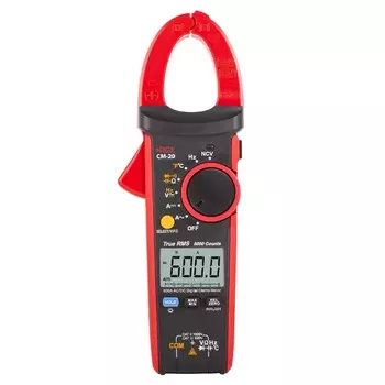 Токоизмерительные клещи RGK CM-20 779692 (с поверкой, напряжение постоянного и переменного тока)