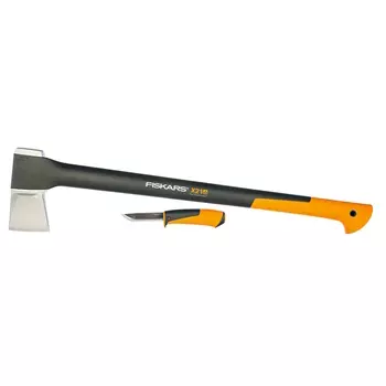 Топор-колун Fiskars X21 + нож универсальный 1025436, (комплект)