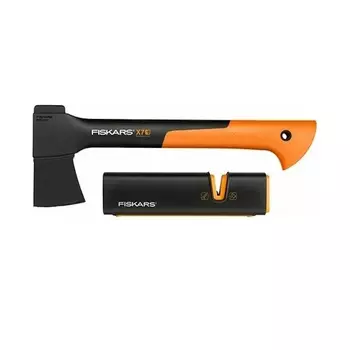 Топор универсальный Fiskars 1020183 X7 + точилка (комплект)