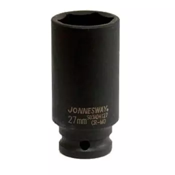 Торцевая головка ударная глубокая Jonnesway S03AD4127, 1/2" DR, 27 мм