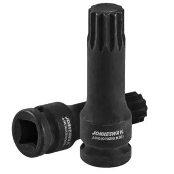 Торцевая насадка Jonnesway AN010202B 049446, 1/2"DR, M18x78 мм, для задней ступицы автомобилей VAG