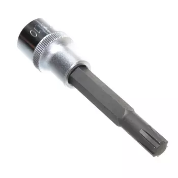 Торцевая насадка Jonnesway S63H4310 049452, 1/2"DR, с вставкой-битой RIBE для болтов ГБЦ двигателей VAG, М10S, 100 мм