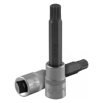 Торцевая насадка Jonnesway S64H4212 049466 1/2"DR с вставкой-битой SPLINE, M12, 100 мм