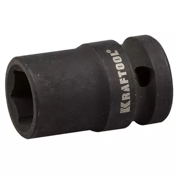 Торцовая головка Kraftool "INDUSTRIE QUALITAT" 27940-13_z01, ударная (1/2"), FLANK, Cr-Mo, фосфатированная, 13 мм
