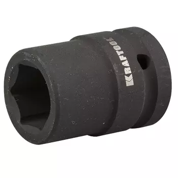 Торцовая головка Kraftool "INDUSTRIE QUALITAT" 27945-22_z01, ударная (3/4"), FLANK, Cr-Mo, фосфатированная, 22 мм