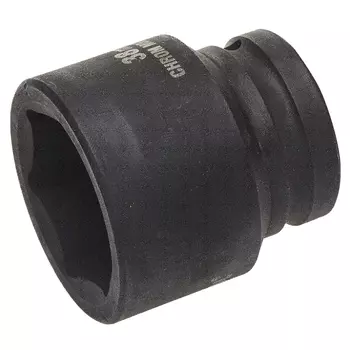 Торцовая головка Kraftool "INDUSTRIE QUALITAT" 27945-38_z01, ударная (3/4"), FLANK, Cr-Mo, фосфатированная, 38 мм