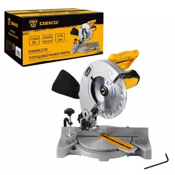 Торцовочная пила Deko DKMS210 084-1028, 1500 Вт