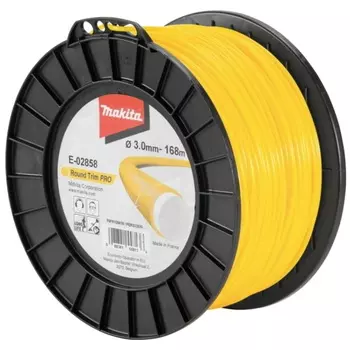 Триммерная леска Makita E-02858, круглая, усиленная, 3 мм х 168 м