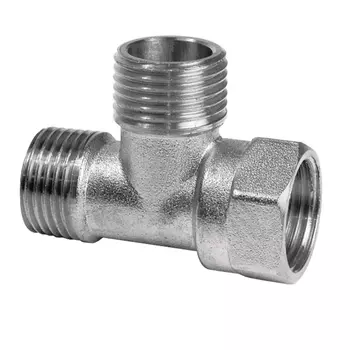 Тройник Aquafit 04519, 3/4"ВРx3/4"НРx3/4"НР