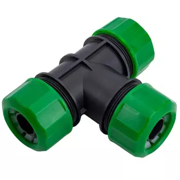 Тройник цанговый Росток 426372, 3/4" х 3/4" х 3/4", (шланг-шланг-шланг)