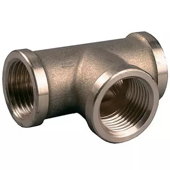 Тройник General Fittings 51055-3/4, латунь, г/г/г, 3/4"