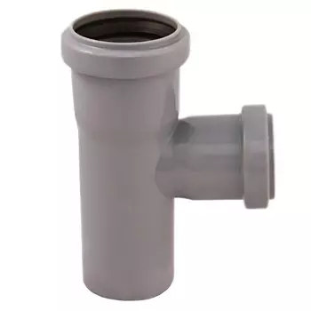 Тройник канализационный Политэк 205487, ПП, 50-40, 87,5 град.