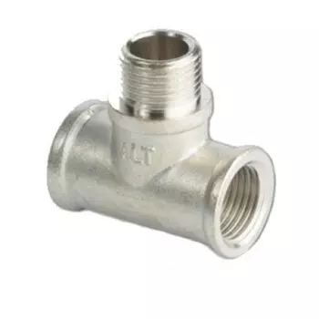 Тройник латунный Altstream 003040301 1/2", внутренняя/наружная резьба