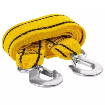 Трос буксировочный Stayer Standart 61207-3.5, 2 крюка, сумка, 4м, 3,5т