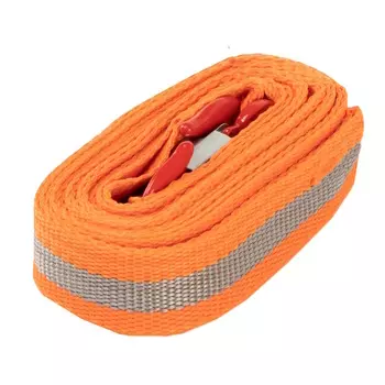 Трос буксировочный Stels 54375, 5 тонн, 2 крюка, пакет