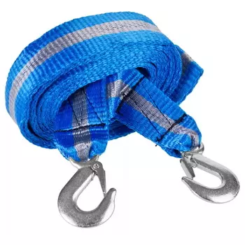 Трос буксировочный Зубр "Эксперт" 61215-3.5, 2 крюка, сумка, 5м, 3,5т