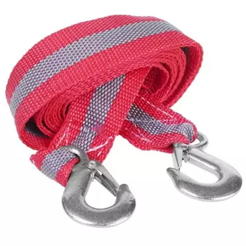 Трос буксировочный Зубр "Мастер" 61210-5, 2 крюка, сумка, 4м, 5т