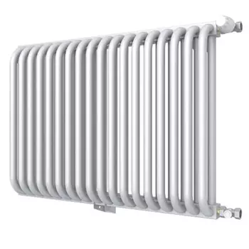 Трубный радиатор отопления Rommer RST-205018-010 RST 2050/18 (боковое подключение RAL 9016)