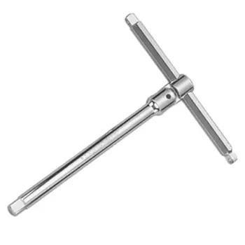 Удлинитель Т-образный Jonnesway S43H210 047605, трехсторонний, 1/4",3/8",1/2"DR, 250-200 мм